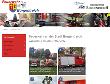 Tablet Screenshot of feuerwehr-borgentreich.de